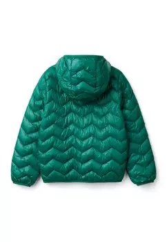 Зимняя куртка WITH HOOD United Colors of Benetton, зеленый