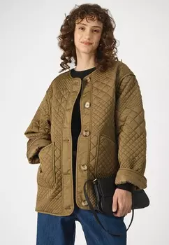 Зимняя куртка YASLAURIE PADDED JACKET YAS, темно-зеленый