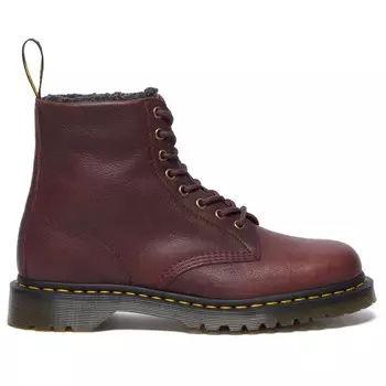 Зимняя обувь Dr. Martens 1460 WL Grizzly, цвет Cherry Red