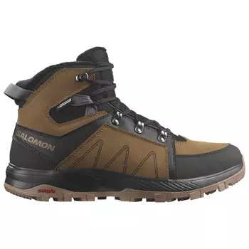 Зимняя обувь Salomon Outchill Thinsulate Climasalomon Waterproof, цвет Rubber/Black/Magnet