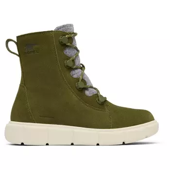Зимняя обувь Sorel Explorer III Joan Waterproof, цвет Utility Green/Chalk