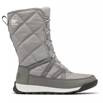 Зимняя обувь Sorel Whitney II Plus Tall Lace Waterproof, цвет Chrome Grey/Quarry