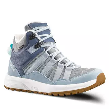 Обувь зимняя Quechua SH100 X-Warm непромокаемая, серый / синий