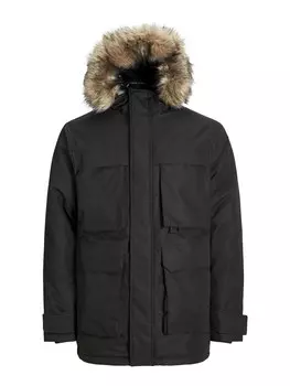 Зимняя парка Jack & Jones Plus, черный