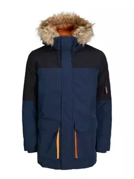 Зимняя парка JACK & JONES Saker, темно-синий