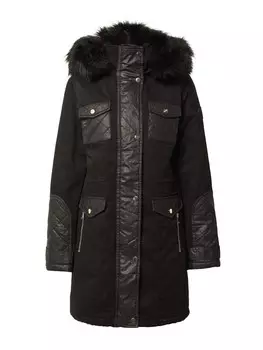 Зимняя парка River Island, черный