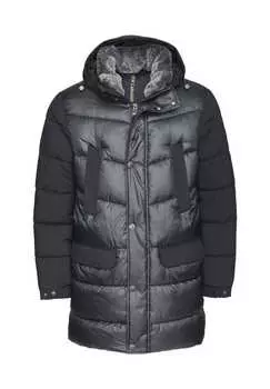 Зимняя парка с уютной отделкой из искусственного меха на капюшоне New Canadian, черный