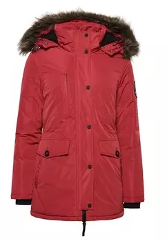 Зимняя парка Superdry Ashley, карминно-красный