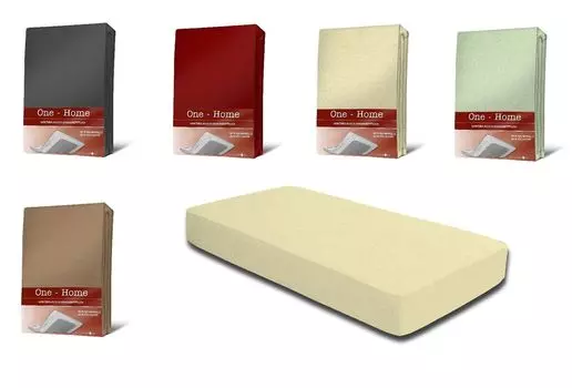 Зимняя простыня, хлопковая теплая флисовая приятная простыня, размер: 90x200 см - 100x200 см, цвет: натуральный One-Home