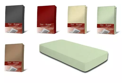 Зимняя простыня из хлопка, теплая флисовая приятная простыня, размер: 90x200 см - 100x200 см, цвет: мятный One-Home