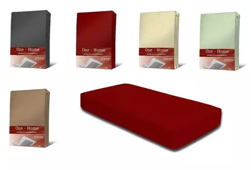 Зимняя простыня из хлопка, теплая флисовая приятная простыня, размер: 90х200 см - 100х200 см, цвет: бордовый One-Home