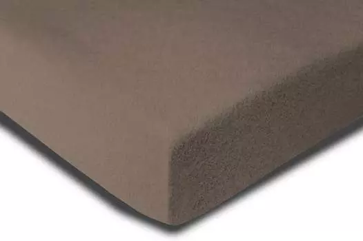 Зимняя простыня, пушистая теплая флисовая приятная простыня, размер: 180x200 см - кровать с пружинным матрасом 200x220 см, цвет: серо-коричневый One-Home