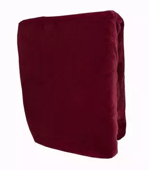 Зимняя простыня тедди плюш 180-200х200 см Бордо мягкое зимнее качество на резинке по всему периметру leonado vicenti