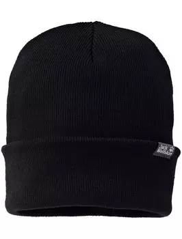 Зимняя шапка Jack Wolfskin RIB, черный