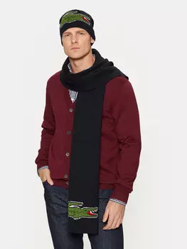 Зимняя шапка Lacoste y bufanda RB1515-00, темно-синий