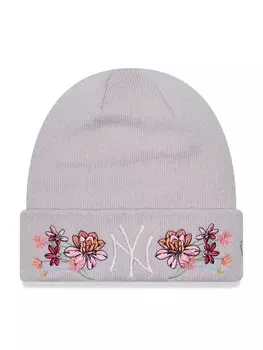 Зимняя шапка New Era WMNS FLORAL CUFF BEANIE NEYYAN, розовый