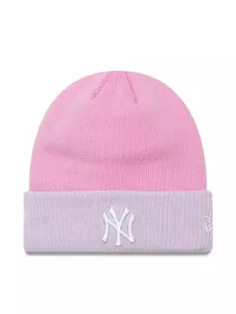 Зимняя шапка New Era Youth Colour Block 60565305, розовый