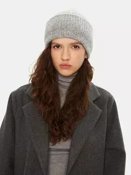 Зимняя шапка Pieces Moella 17151057, серый