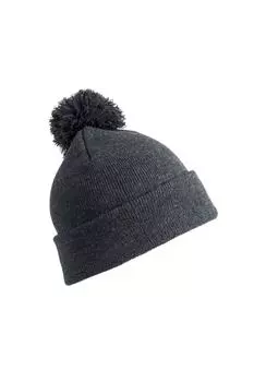 Зимняя шапка с помпоном Essentials Result, серый