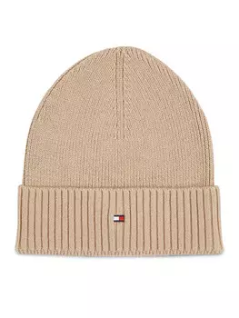 Зимняя шапка Tommy Hilfiger Flag AM0AM12796, бежевый