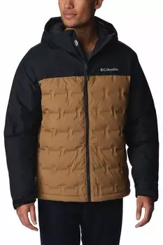 Зимняя туристическая куртка с подкладкой на гусином пуху Grand Trek II Columbia, черный