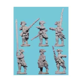 Зимняя униформа командования Корпуса наблюдения, Age of Reason Miniatures - Seven Years War - Russian (15mm)