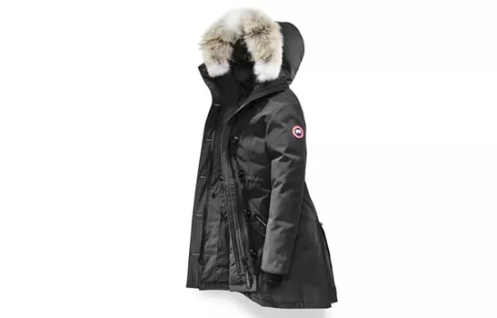 Зимняя женская куртка-пуховик Rossclair Series, графит Canada Goose, Graphite