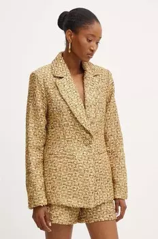 ЗИНСКИЙ пиджак Silvian Heach, золотой