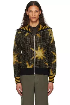 Зип-свитер Dries Van Noten, черный