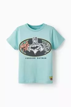 Zippy Детская хлопковая футболка, бирюзовый