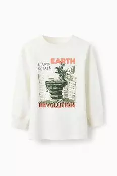 Zippy Детская рубашка с длинными рукавами, бежевый