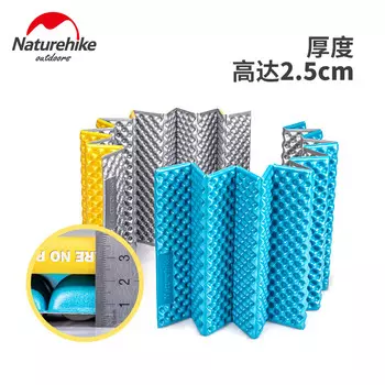 Ziyouhike, без гостя, утолщенный складной яичный гнездо, влагостойкий коврик, коврик для кемпинга, палатки, спальный коврик, желтый [утолщенный 2,5 см]