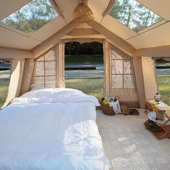 Ziyouhike палатка Jingdian Guangnian 80 в оксфордском стиле на 3-4 человека 80 в хлопковом стиле