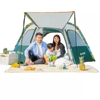 Ziyouke уличная палатка, полностью автоматическая портативная солнцезащитная шестиугольная палатка, одиночная палатка на 5-8 человек