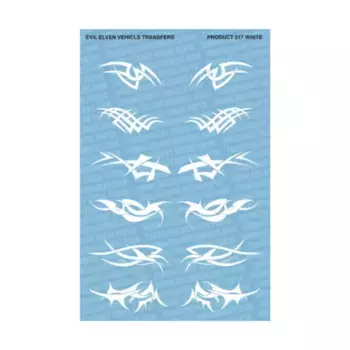 Злая эльфийская техника — белая, Decals - Space Elven & Alien