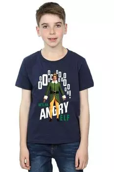 Злая футболка Elf, темно-синий