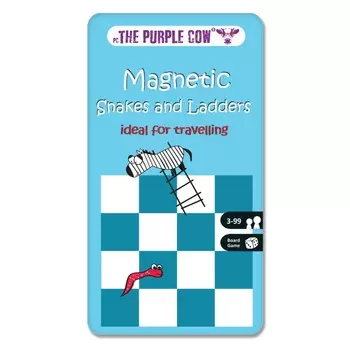 Змеи и лестницы, магнитная игра-путешествие, Фиолетовая корова The Purple Cow