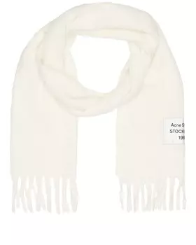 Змеиный шарф Acne Studios, белый