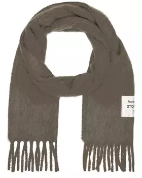 Змеиный шарф Acne Studios, серый