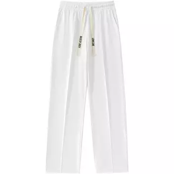 ZMOH Повседневные брюки унисекс, Светло-серый