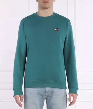 Значок экипажа свитер расширенный Regular fit Tommy Jeans, синий