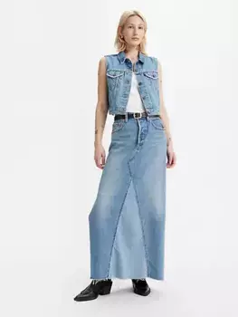 Значок длинная юбка Levi's, цвет Own It - Medium Wash