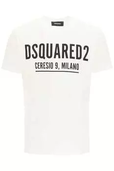 Значок футболки для человека в белом цвете Dsquared2, белый