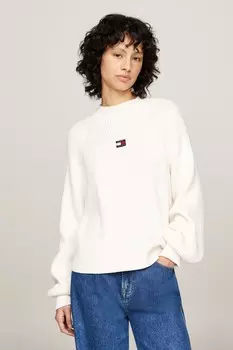 Значок макет nexk свитер Tommy Jeans, белый