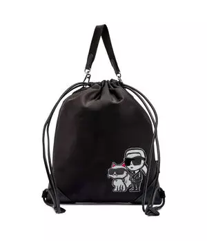 Значок рюкзака Karl Lagerfeld, черный