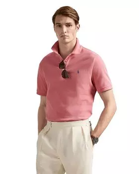 Знаковый поло с сетчатой тканью Polo Ralph Lauren, красный