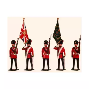 Знамена и эскорт - Нортумберлендские стрелки, 1900 г., Historical Miniatures (Tradition of London) (54mm)