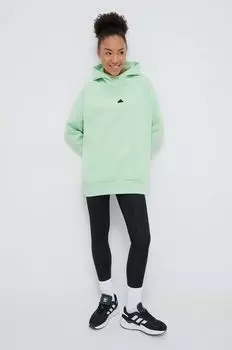 ЗНЕ толстовка adidas, зеленый