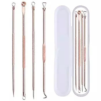 Zo Ayla Набор для удаления прыщей с удобным футляром для хранения, розовый, 70 г