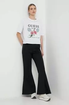 ZOEY хлопковая футболка Guess, белый